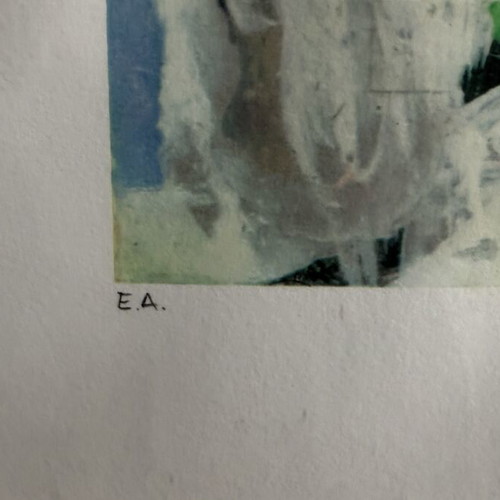 G. Kottis Silk Screen Print like new