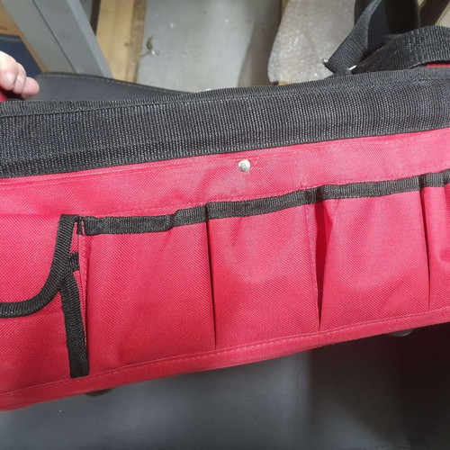 Shoulder tool bag open type red new