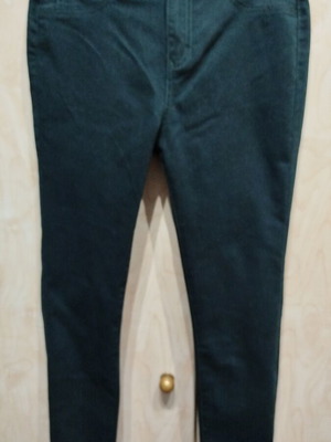 Pull&Bear skinny high-waist green jeans like new, S-M