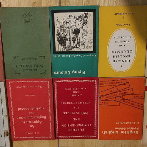 English books used, pack of 27, 1960s