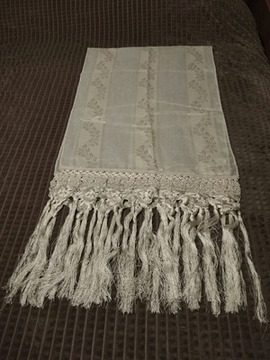 Semes with fringes new 130x50 cm with 30 cm fringes