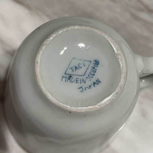 Set of 30 used coffee cups Japanese porcelain 1945-1952
