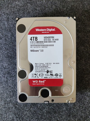 WD Red 4TB WD40EFRX NAS HDD with NASware 3.0