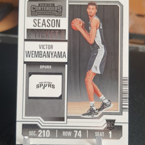 Panini NBA Contenders 2023-24 Victor Wembanyama RC Ticket like new