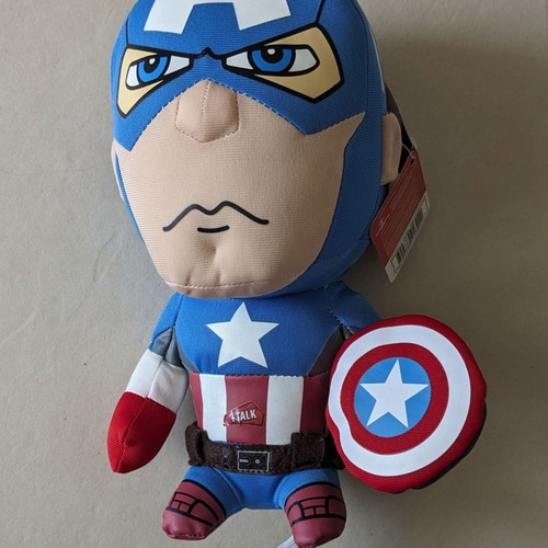 Captain America plush Marvel Avengers new talking toy
