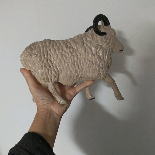 Vintage Easter Ram used 24cm for decoration