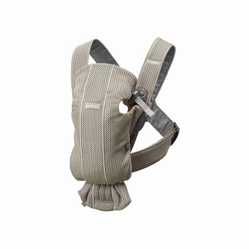 BabyBjorn Mini Mesh Baby Carrier Greige, max weight 11kg