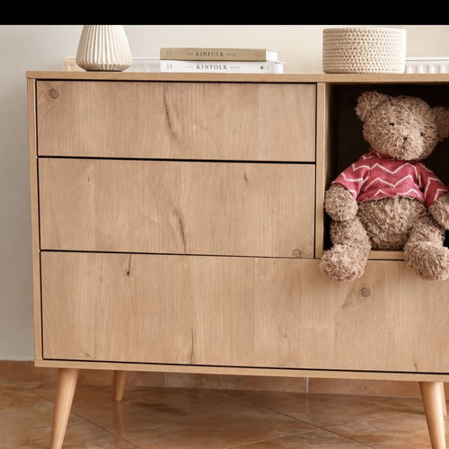 Quax dresser like new, natural wood finish