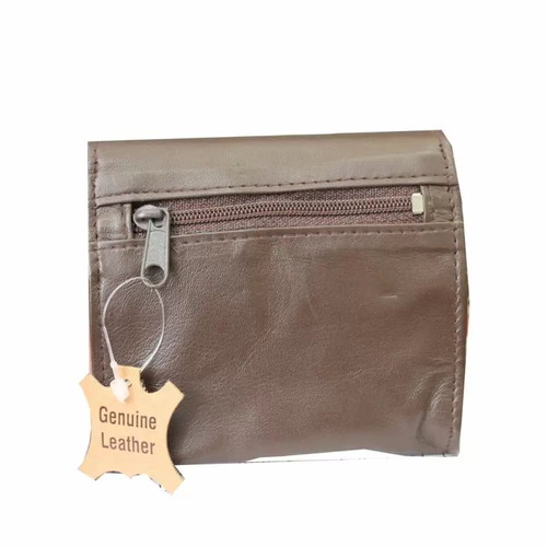 Over Top leather tobacco pouch brown new