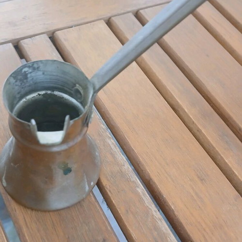 Copper briki for 1 coffee like new