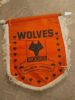 Wolves banner new, authentic