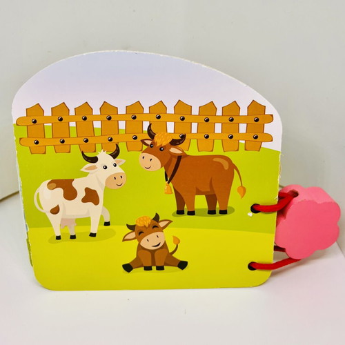 Preschool Educational Jumbo Books Animals 12x12cm new