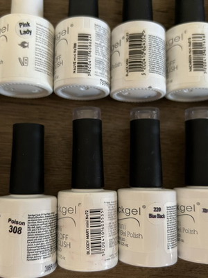 Quickgel semipermanent nail polish set like new