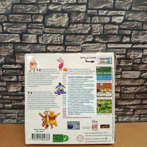 Nintendo Game Boy Color Winnie the Pooh LE Avventure new