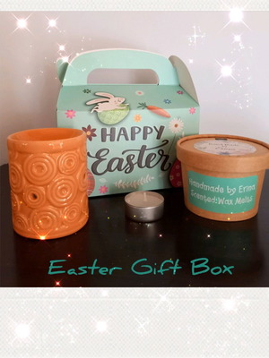 Easter gift box new with plant-based wax melts and burner