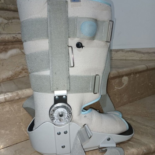 Foot splint with air chamber