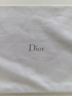 Dior fabric glasses case like new, white