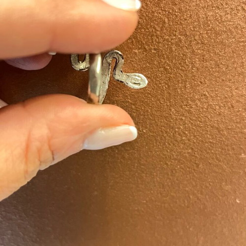 Gianniotiko silver handmade snake ring like new