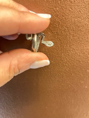 Gianniotiko silver handmade snake ring like new