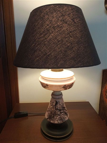  keramiki Art Nouveau epitrapezia lampa