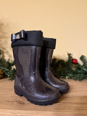 Mayoral children's rain boots luxury collection size 24 like new