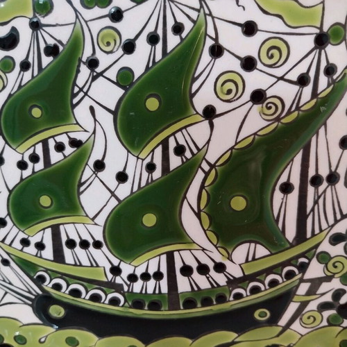 Διακοσμητικό πιάτο Parperis Ceramic Rhodes σαν καινούργιο