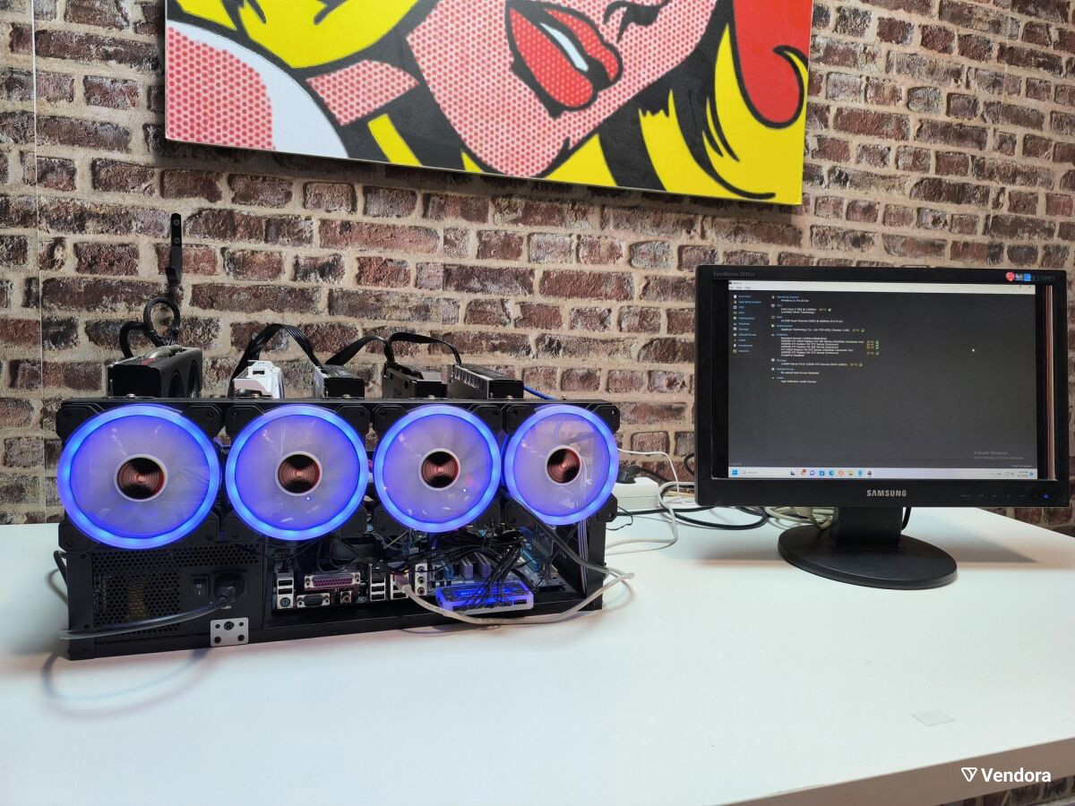 Get Rx Rig Mining Rig με 5 κάρτες γραφικών AMD RX… - € 850,00 - Vendora.gr