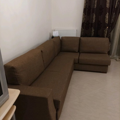 Γωνιακό Σαλόνι σαν καινούργιο 2.90×185 τριθέσιος-διθέσιος με διπλό κρεβάτι