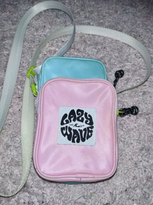 Lazy Wave H&M crossbody bag like new, blue and pink