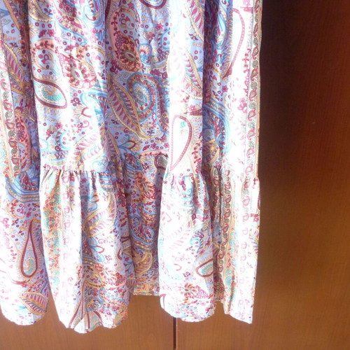 Ethnic long summer dress Swarna Art Silk 100% like new