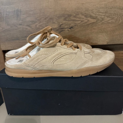 Zara Suede Athletic Shoes like new, size 38, beige