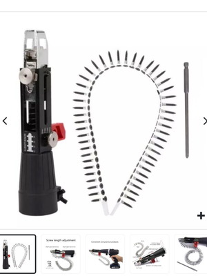 Автоматична отвертка за гипсокартон с адаптер за бормашина и врат до Φ46mm OEM нова