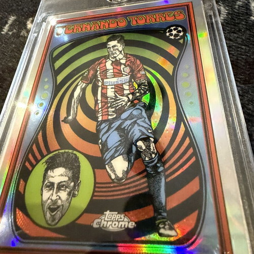 Fernando Torres Case Hit Topps Chrome Ultra Violet All-Stars card new