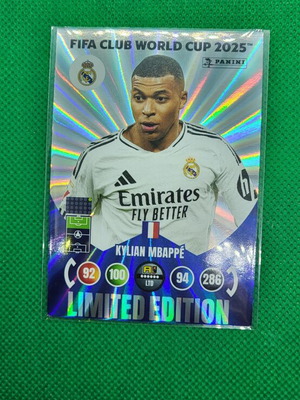 Kylian Mbappé limited edition Panini FIFA Club World Cup 2025 new