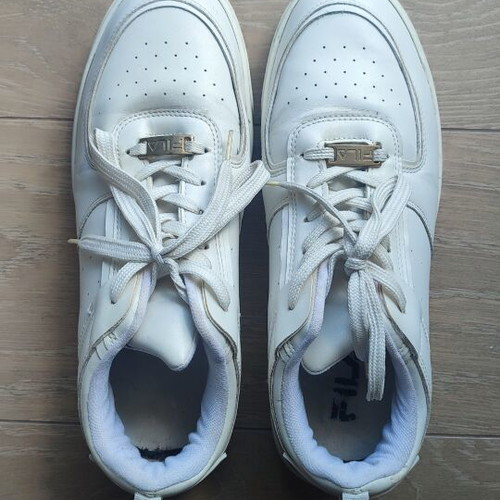 Fila casual shoes size 45 used, white