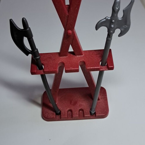 Playmobil weapon stand like new