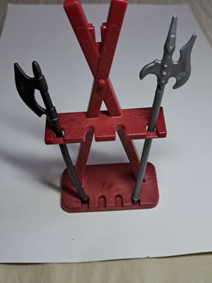 Playmobil weapon stand like new