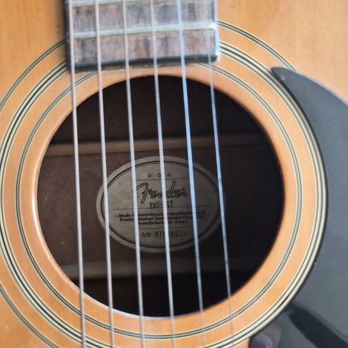 Fender DG-17 Dreadnought Acoustic Guitar used, vintage Korean mid-late 90s