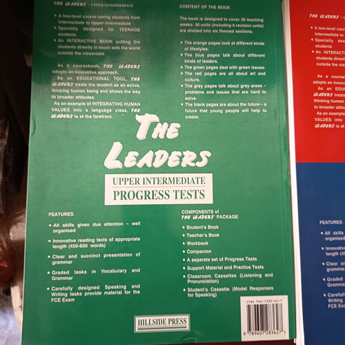 The Leaders English learning books new, upper intermediate