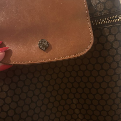 Thiros backpack new, gray and beige with leather pocket