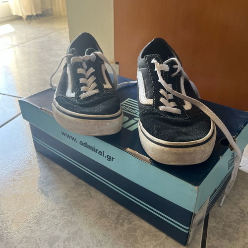 Vans Old Skool used, size 39, black sneakers