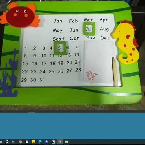 Calendar and notebook new