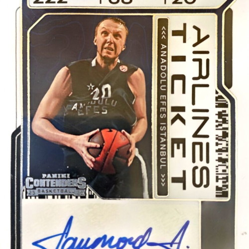 Panini Euroleague Select contenders basketball cards, autograph