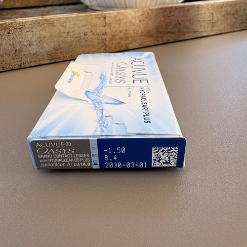 Φακοί επαφής με βαθμούς -1.50, πακέτο 4, καινούργιοι