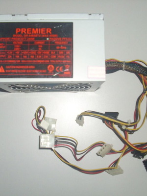 Premier PSU ATX 450W τροφοδοτικό μεταχειρισμένο με διακόπτη και βύσματα
