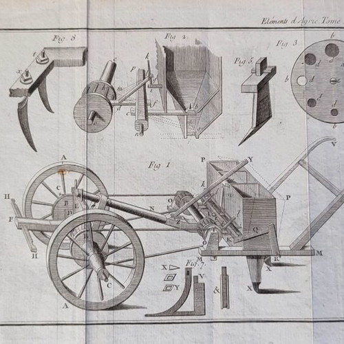 Engraving 1750 authentic on period paper, like new