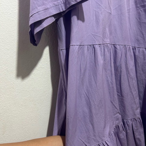 Women's violet dress with pockets like new