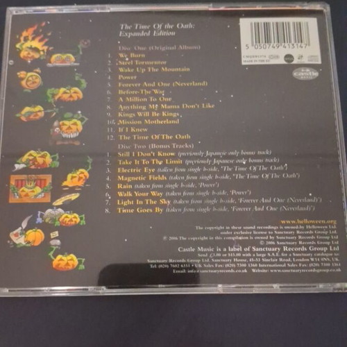 Helloween The Time Of The Oath 2 CD like new