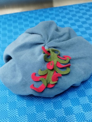 Artist hat children's used, multicolored