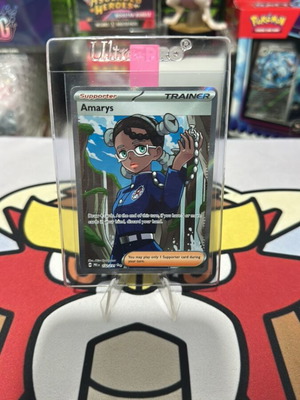 Amarys 132/131 Prismatic Evolutions Full Art Trainer Ultra Rare Pokemon TCG σαν καινούργιο